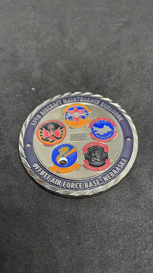 Custom Challenge Coins with Matte soft enamel