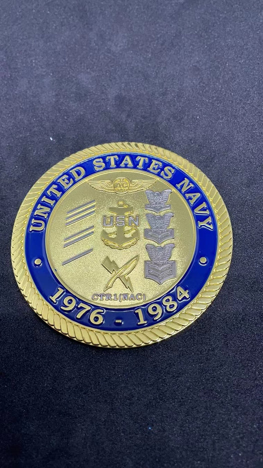 Dual Plating Options | Coin design, Custom coins