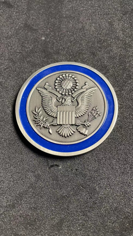 Custom Challenge Coin Double Sided Struck Brass