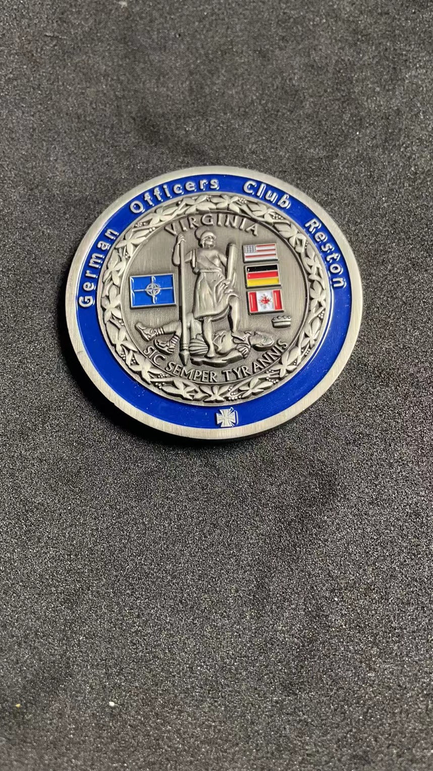 Custom Challenge Coin Double Sided Struck Brass